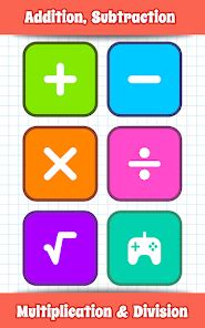 math games app|Math Games, Learn Add Multiply .